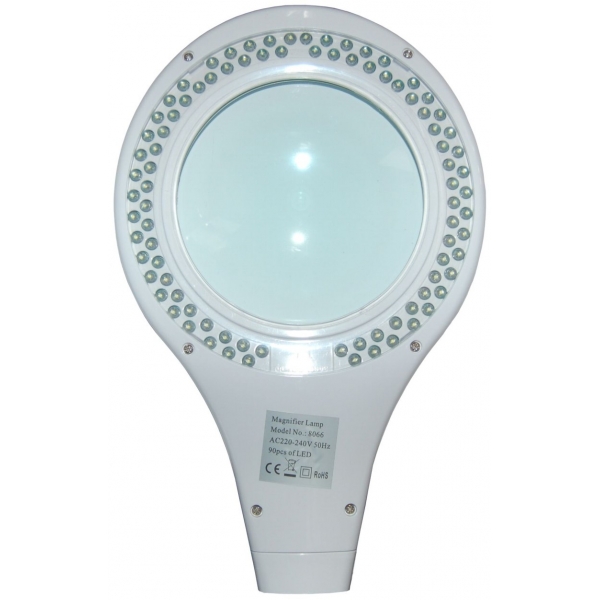 Lampa warsztatowa LED z lupą(127mm) 8066 5D 8W