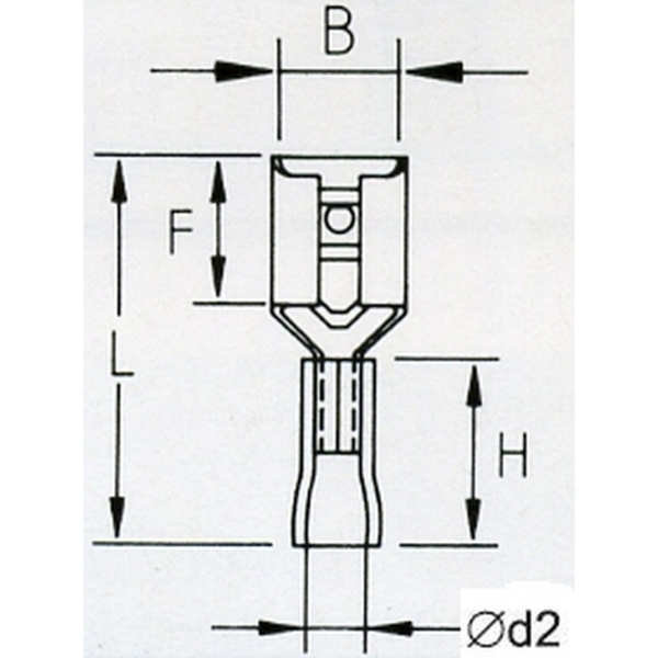 KFR63x08 Konektor żeński izolowany 100szt