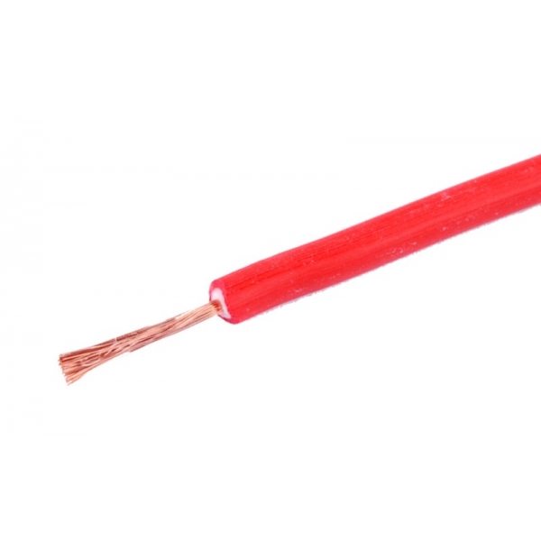 Przewód silikonowy Li2G-0,5mm2 10A R (czerwony)