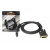 Kabel DVI - HDMI złoty 19pin + filtr 3m