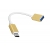 Kabel OTG: wtyk USB Type-C - gniazdo USB, 20cm.