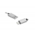 Kabel USB-Iphone 1m, srebrny.