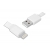 Kabel USB - IPHONE 8PIN 1m płaski, biały.