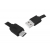Kabel USB - Type-C 1m, płaski, czarny.