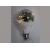  Lampki choinkowe żarówka bombka LED z dekoracją, światło ciepłe białe.