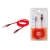 Kabel USB - microUSB 2m czerwony.