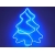 Ozdoba świąteczna choinka niebieska NeonLED