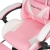 Fotel gamingowy Kruger&Matz Warrior GX-150 Biało-różowy