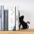 Czarny kot podpórka do książek, iealna na prezent dla kociary.