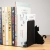 Podpórka na książki czarny kotek.