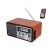 Radio przenośne RETRO MK-623 bluetooth,USB, TF,AUX ,wbudowany akumulator ,srebrne