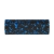 Mini wałek do masażu, roller piankowy gładki 5x15cm, kolor czarno-niebieski, materiał EPP, REBEL ACT
