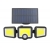 Lampa solarna 3x COB regulowana,panel słoneczny z kablem 4m,pilot