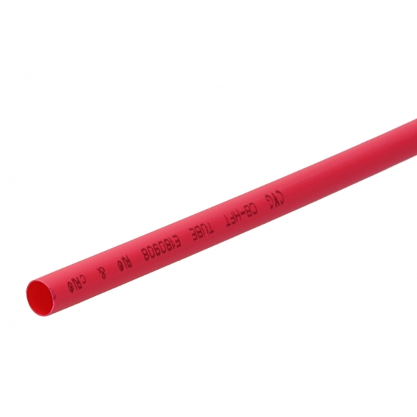 Rurki termokurczliwe, rurka termokurczliwa 2,5mm/1m czerwone
