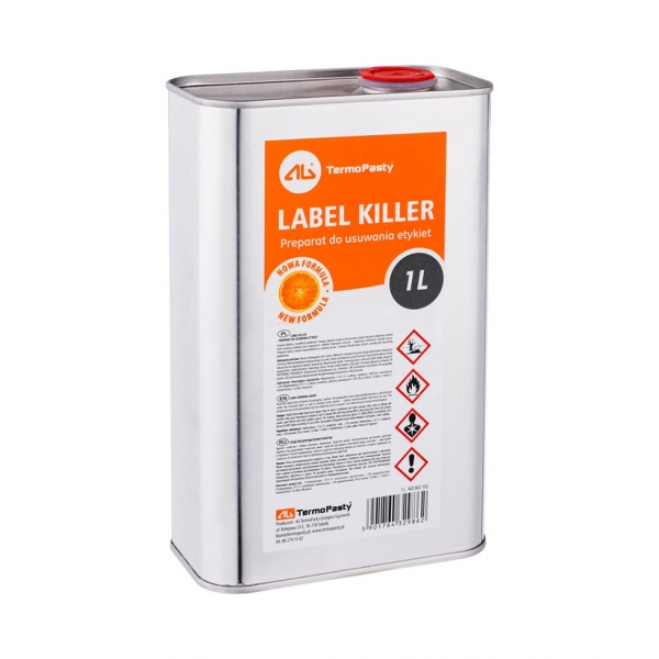 Label Killer - rozpuszcza usuwa klej z etykiet 1l 1000ml