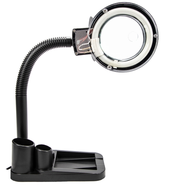 Lampa z lupą YH 708 90mm 3D-10D gięte ramie czarna - organizer