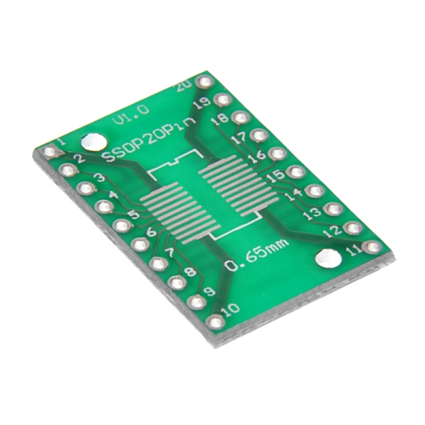 Przejściówka SOP20 na DIP20 PCB adapter