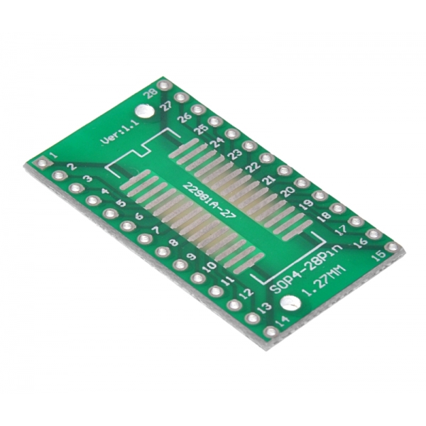 Przejściówka SOP28 na DIP28 PCB adapter