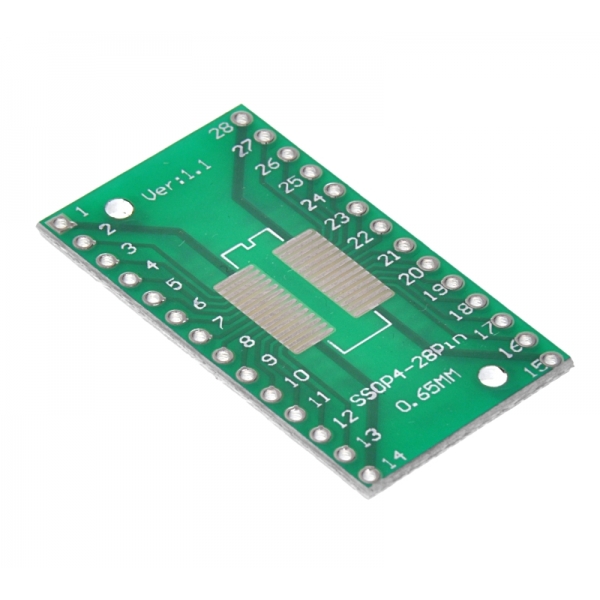 Przejściówka SOP28 na DIP28 PCB adapter