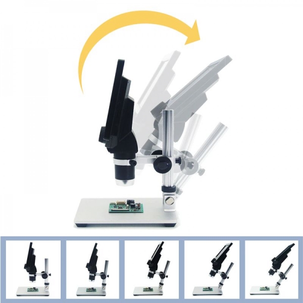 Mikroskop cyfrowy x1200 12MP HD LCD 1080p BGA