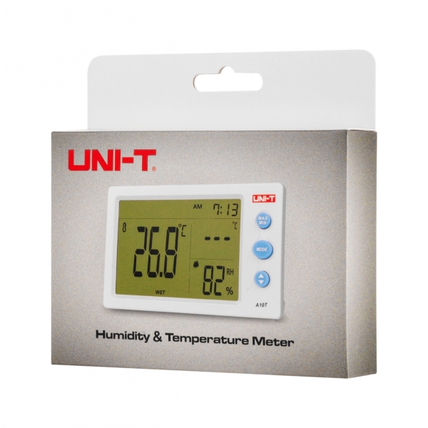 Stacja pogodowa (miernik temperatury + czujnik na zewnątrz) Uni-T A12T