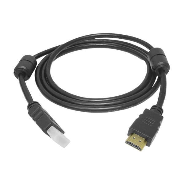 Kabel HDMI-HDMI filtrowany 1,5m, pozłacany.