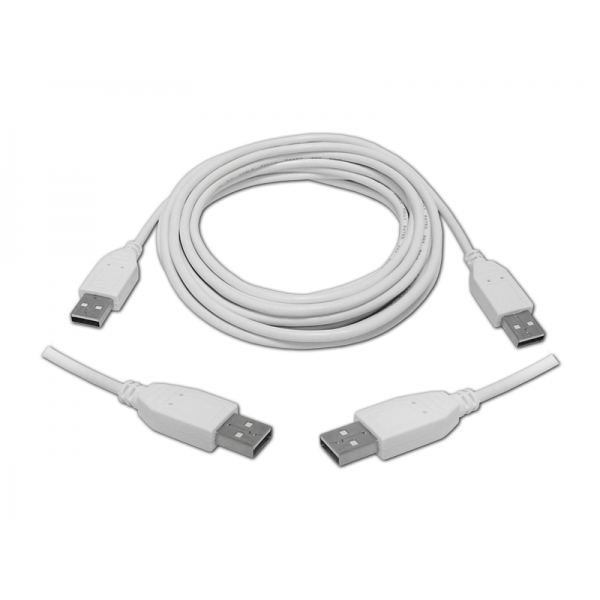 Kabel USB typ A wtyk-wtyk, 4m.