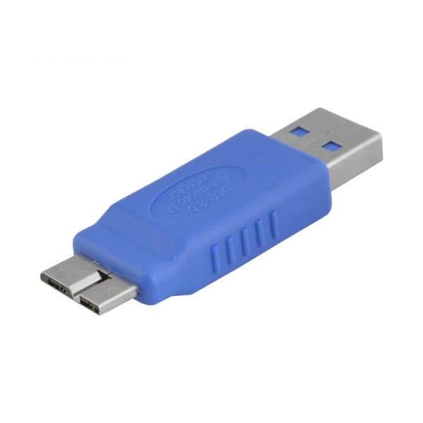 Przejście USB 3.0 wtyk A - wtyk micro USB.