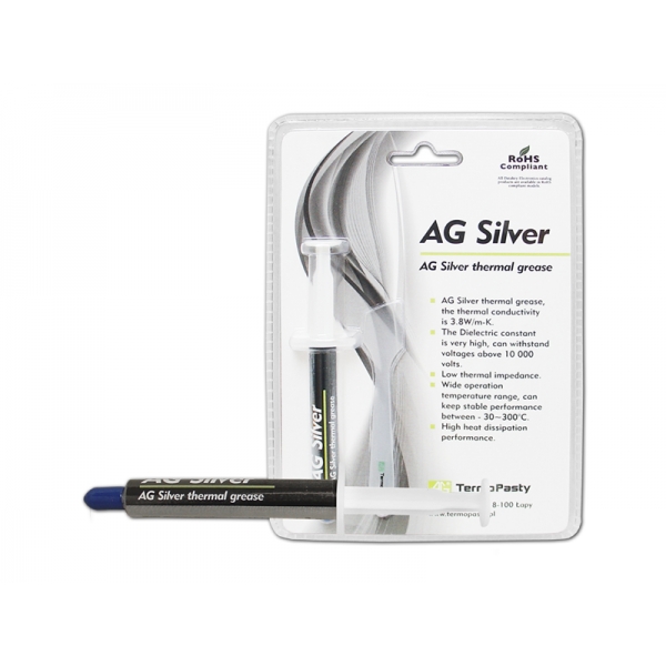 Pasta termoprzewodząca AG Silver 3g.