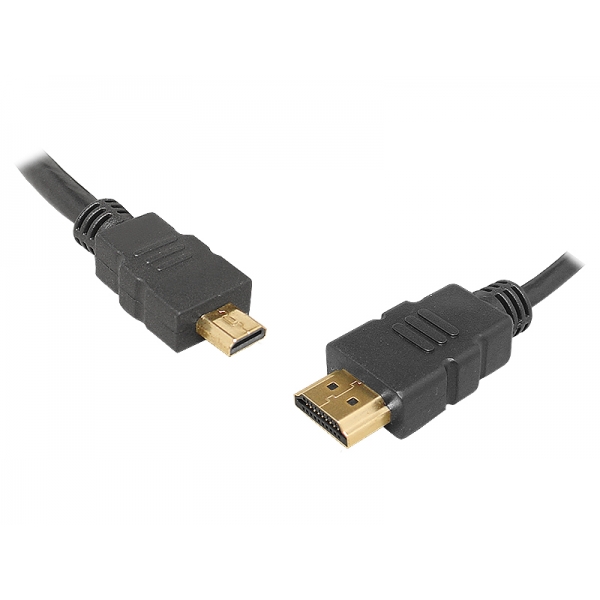 Kabel HDMI-micro HDMI, 3m, V1,4.