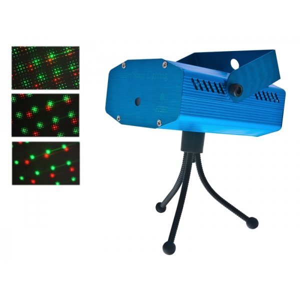 Projektor laserowy 3D z czujnikiem dźwięku