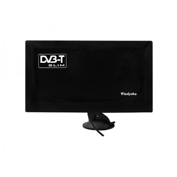 Antena DVB-T pokojowa SLIM aktywna z filtrem LTE.