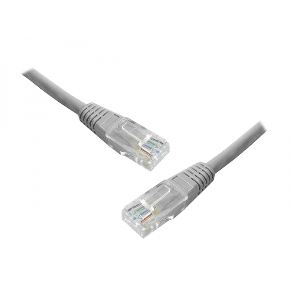 Kabel komp.sieciowy 1:1 8P8C (patchcord) CAT6E, 0,5m.