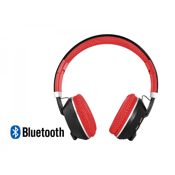 Słuchawki bluetooth LTC MIZZO, czerwone.