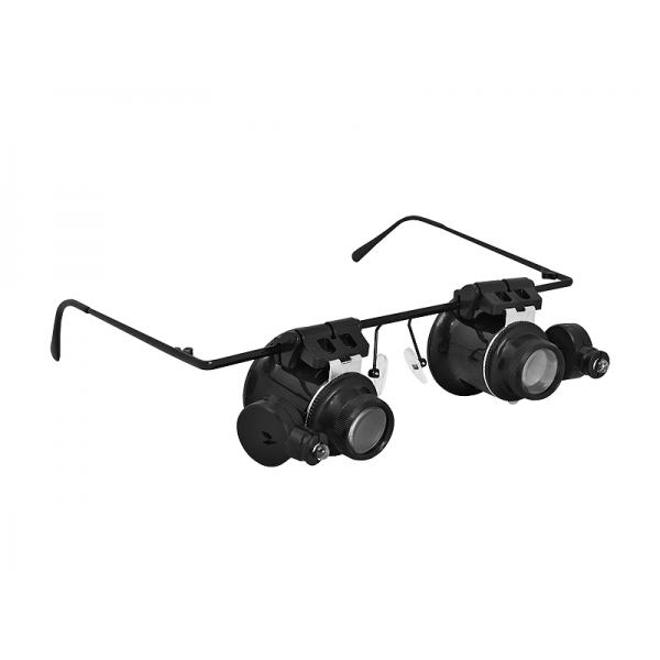 Lupa-okulary zegarmistrzowskie x20, podwójne