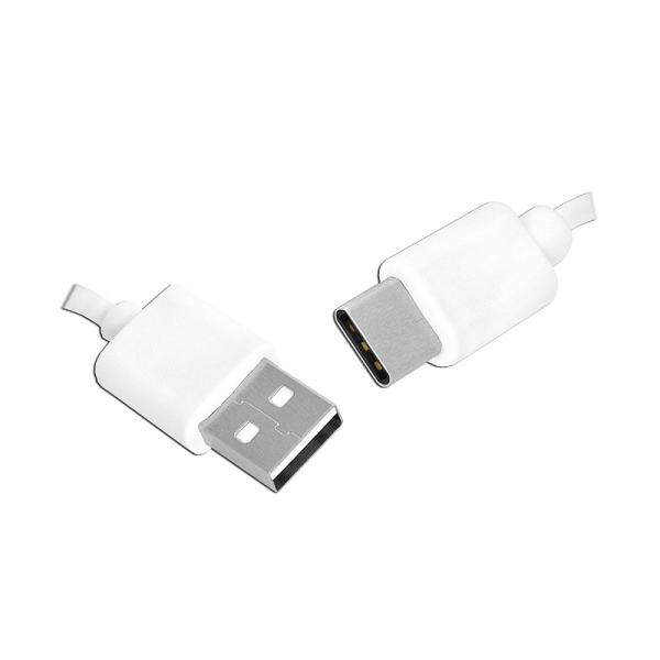 Kabel  HQ USB -USB Type-C 1,5m, biały.