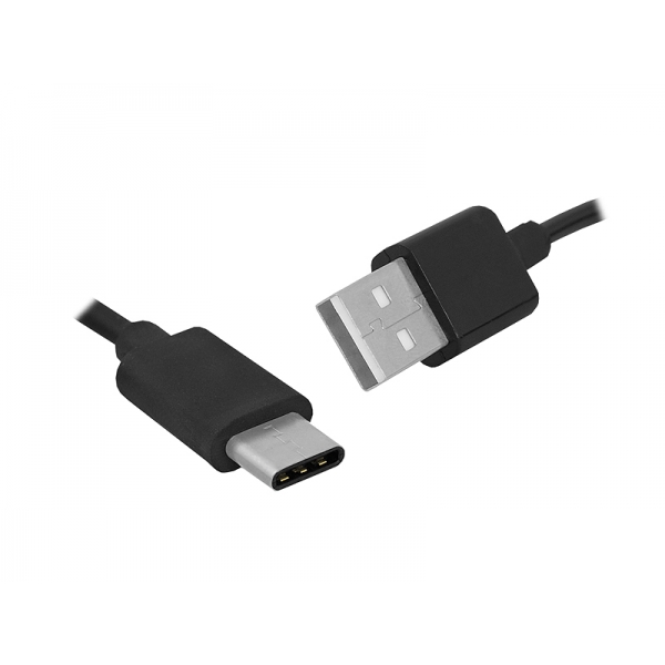 Kabel HQ USB -USB Type-C 1,5m czarny.