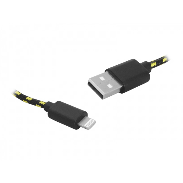 Kabel USB-Iphone, 1m, czarny.