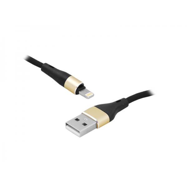 Kabel USB - IPHONE 8pin, 1m, czarny.