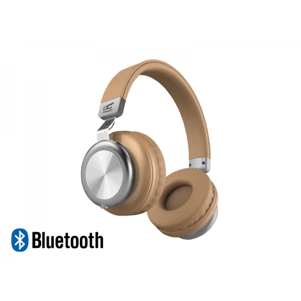 Słuchawki nauszne bluetooth/TF LTC SYMPHONY Premium, Złote.