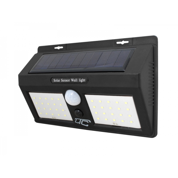 Lampa solarna LED LTC 40xSMD 8W 1000lm 1200mAh PIR + panel słoneczny.