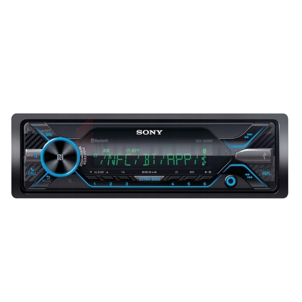 Radio samochodowe SONY DSX-A416BT, multicolor, Bluetooth.