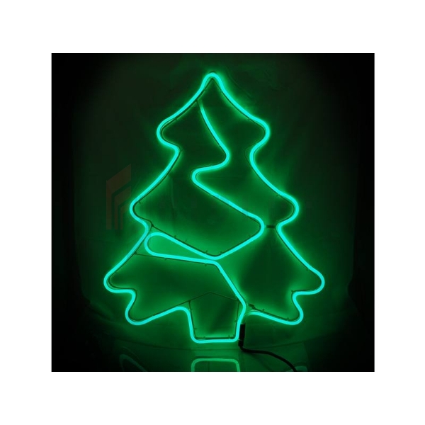 Ozdoba świąteczna choinka zielona NeonLED,
