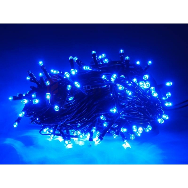 Lampki choinkowe 200LED FLASH niebieski+ flash zimny biały  IP20 230V