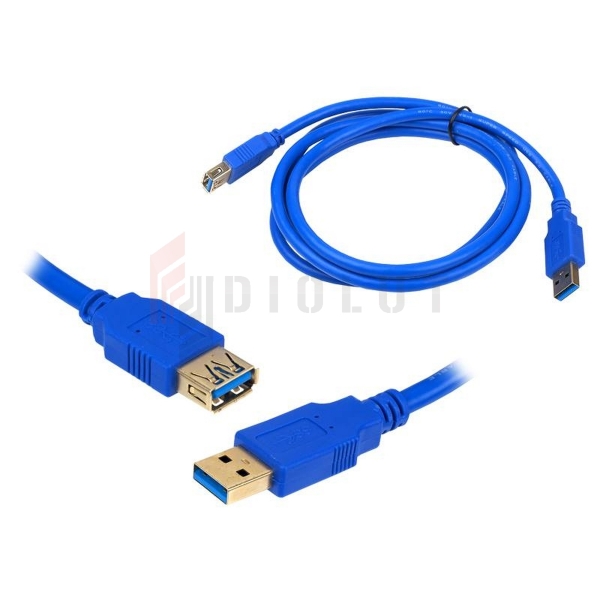 Kabel USB 3.0 gniazdo A-wtyk B, 1,5 m.
