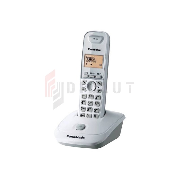Telefon stacjonarny Panasonic KXTG2511, biały.