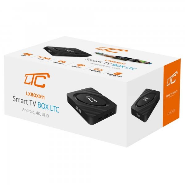 Smart TV BOX LTC, Android, 4K UHD.