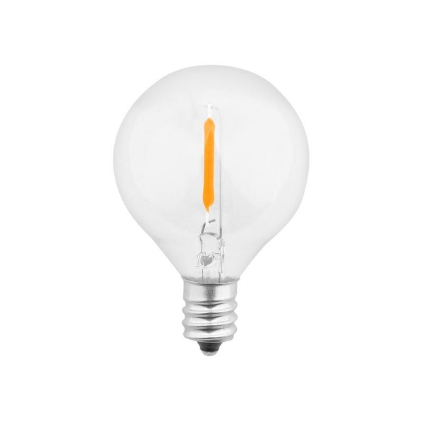 Żarówki LED do Girlandy świetlnej solarnej op. 6szt. E12 G40, 0.5W, 3V, 30lm.