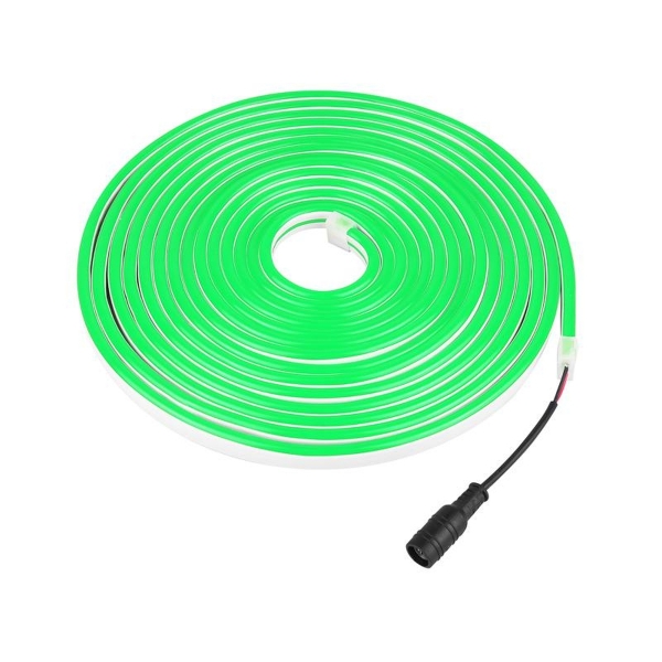 Sznur diodowy LED NEON FLEX jednostronny 2835, 12V, 5m, zielony.