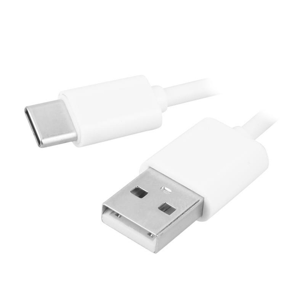 Kabel USB-C Somostel Powerline SMS-BP02, 3 A, Quick Charger, 1,2 m, biały.